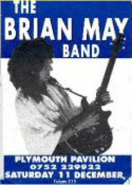 Flyer/ad - Brian May in Plymouth on 11.12.1993