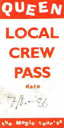 Stockholm 7.6.1986 local crew pass