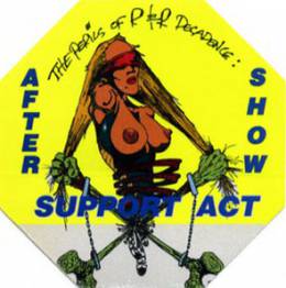 North American aftershow pass yellow (1993)