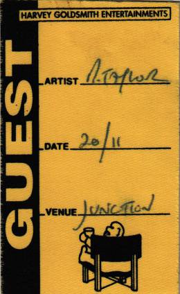 Cambridge 20.11.1994 guest pass