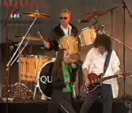 Guest appearance: Brian May + Roger Taylor live at the Museum Square, Amsterdam, The Netherlands (Dutch Queen's birthday)
