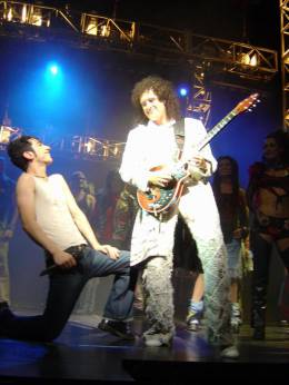 Guest appearance: Brian May live at the Teatro Calderón, Madrid, Spain (WWRY musical)