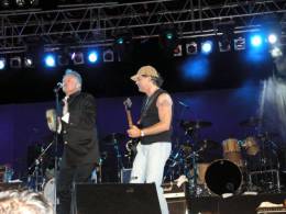 Concert photo: Roger Taylor live at the Antonis Papadopoulos Stadium, Larnaca, Cyprus (with SAS Band (Midge Ure, Paul Young, Fish and others)) [16.06.2005]