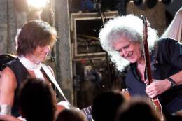 Guest appearance: Brian May + Roger Taylor live at the The Savoy, London, UK (Freddie For A Day - Freddie's 65th birthday party)