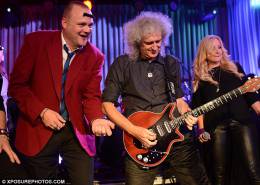 Concert photo: Brian May live at the The Savoy, London, UK (Freddie For A Day - Freddie's 66th birthday party) [03.09.2012]
