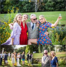 Concert photo: Brian May + Roger Taylor live at the Roger's garden, Puttenham, UK (Felix Taylor's wedding) [28.07.2018]