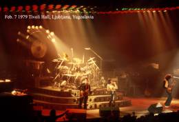 Concert photo: Queen live at the Tivoli Halle, Ljubljana, Yugoslavia [07.02.1979]