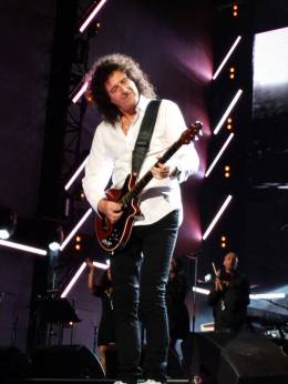 Concert photo: Queen + Paul Rodgers live at the Hyde Park, London, UK (46664 - Nelson Mandela 90th birthday) [27.06.2008]