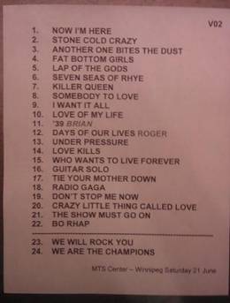 Concert photo: Queen + Adam Lambert live at the MTS Centre, Winnipeg, Canada [21.06.2014]