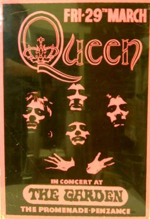 Poster - Queen in Penzance on 29.03.1974