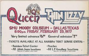 Poster - Queen in Dallas on 25.02.1977
