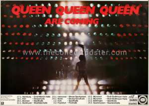 Poster - Queen in Germany in January and February 1979