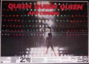 Poster - Queen in Frankfurt on 02.02.1979