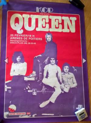 Poster - Queen in Poitiers on 25.02.1979