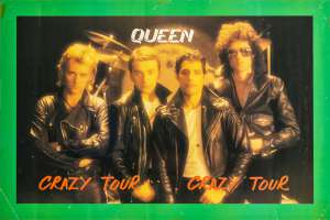 Poster - Queen on Crazy tour in 1979