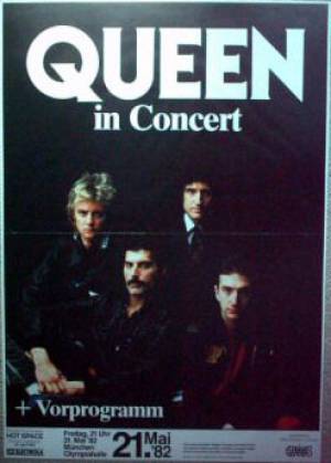 Poster - Queen in Munich on 21.05.1982