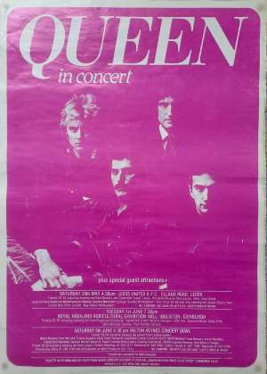 Poster - Queen in the UK in 1982