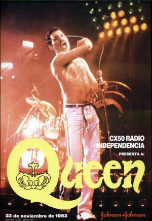 Poster - Queen in Uruguay on 23.11.1983 [cancelled concert]