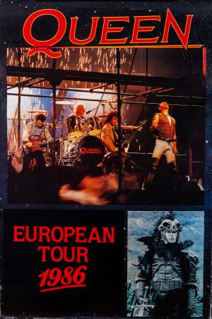 Poster - Unofficial poster for the Magic tour (1986)