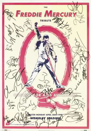 Poster - FM Tribute in London on 20.04.1992
