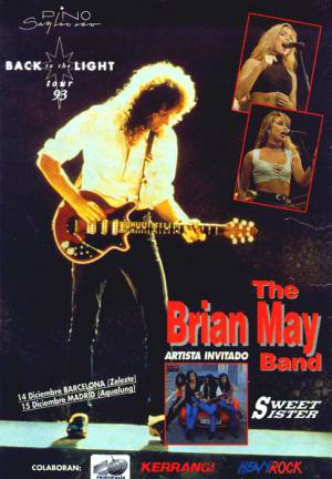 Poster - Brian May in Spain on 14.-15.12.1993