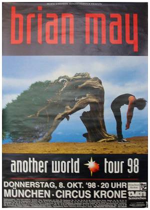 Poster - Brian May in Munich on 08.10.1998