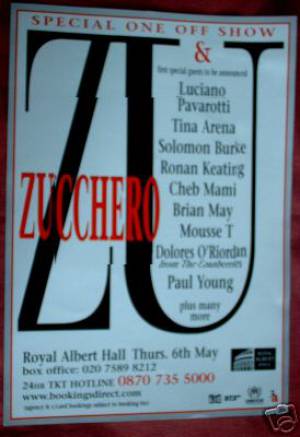 Poster - Zucchero with Brian May in London on 06.05.2004