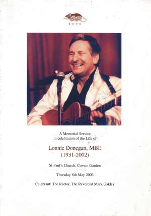 Lonnie Donegan Memorial Service (London)