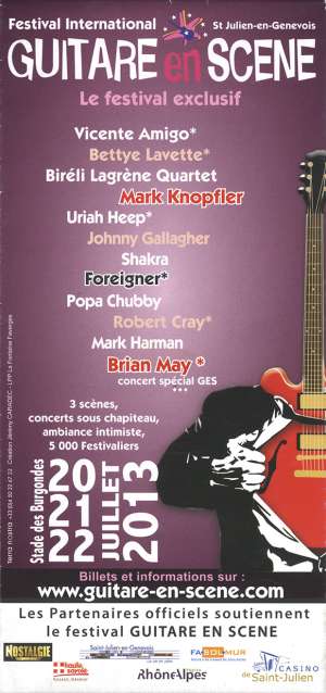 Guitare en scene 2013 - festival programme