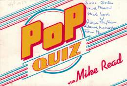 Pop Quiz TV show with Roger Taylor