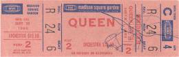 Ticket stub - Queen live at the Madison Square Garden, New York, NY, USA [29.09.1980]