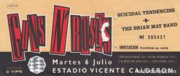Ticket stub - Brian May live at the Estadio Vincente Calderon, Madrid, Spain [06.07.1993]