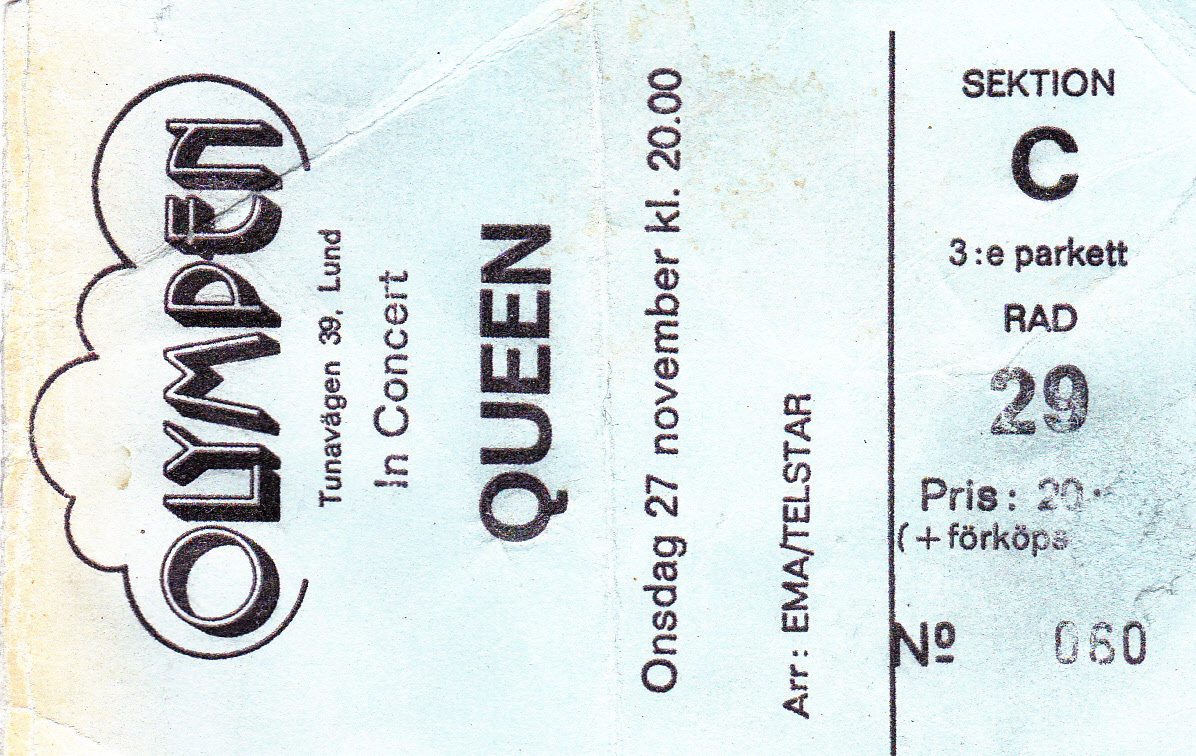 fake Queen ticket - fraudster Giorgio Bacci aka Marco B aka newyork-nyc on ebay