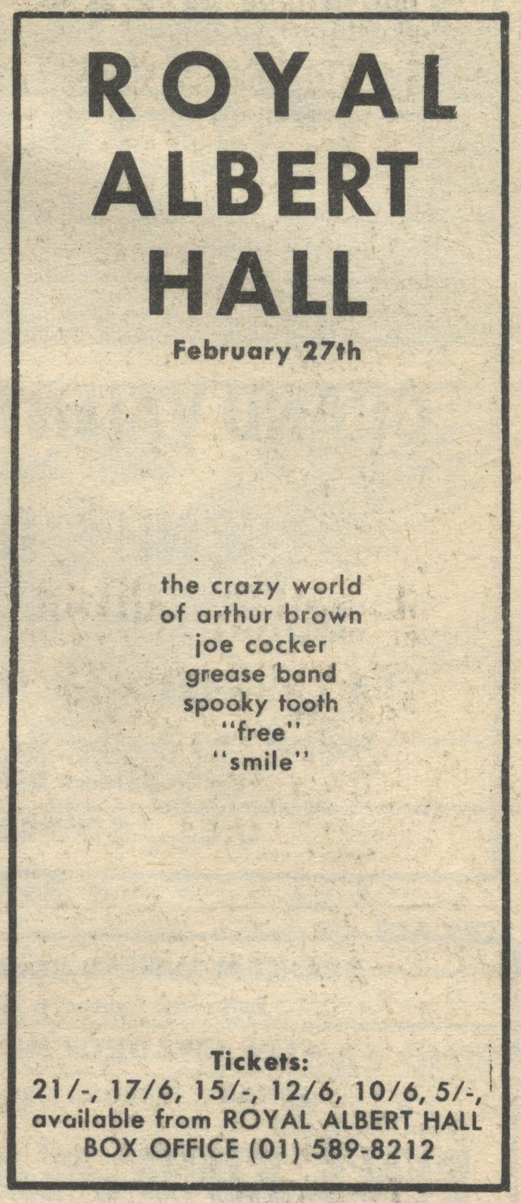 Smile in London on 27.02.1969