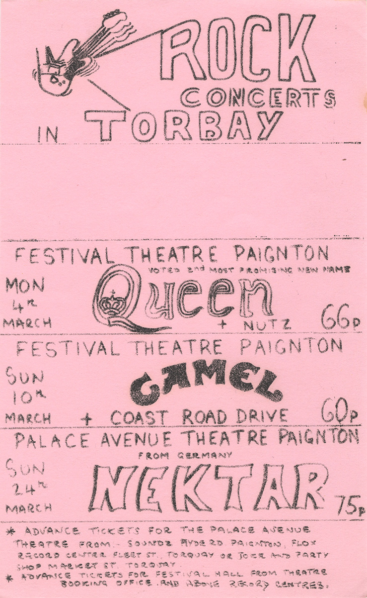 Queen in Paignton on 04.03.1974