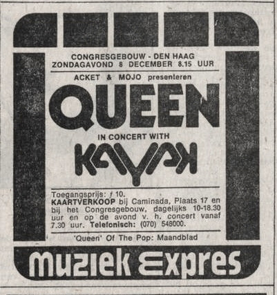 Queen in Hague on 08.12.1974