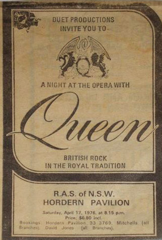 Queen in Sydney on 17.4.1976