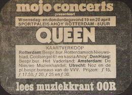 Flyer/ad - Queen in Rotterdam on 19.-20.4.1978