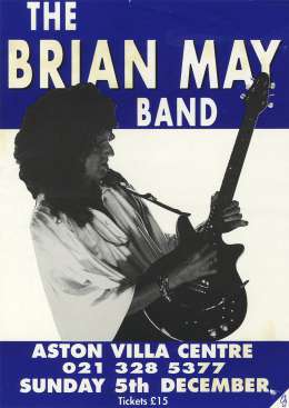 Flyer/ad - Brian May in Birmingham on 5.12.1993