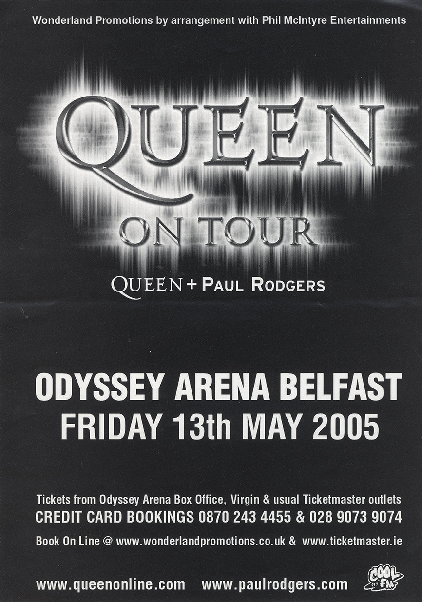Queen + Paul Rodgers in Belfast on 13.5.2005
