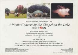 Flyer/ad - Roger Taylor with Band Du Lac in Wintershall on 11.6.2005