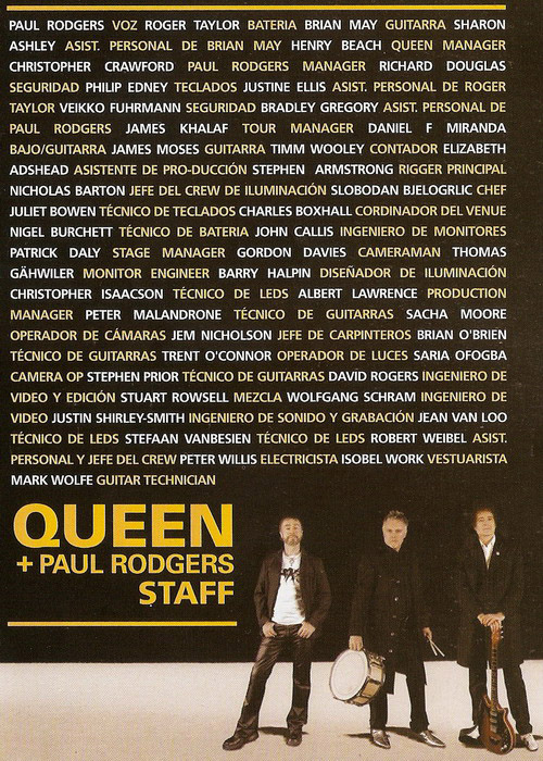 Queen + Paul Rodgers in Buenos Aires on 21.11.2008