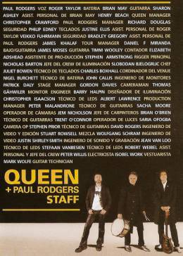 Flyer/ad - Queen + Paul Rodgers in Buenos Aires on 21.11.2008