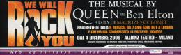 Flyer/ad - Brian May at the WWRY premiere in Milan on 04.12.2009