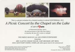 Flyer/ad - Roger Taylor with Band Du Lac in Wintershall on 4.6.2011