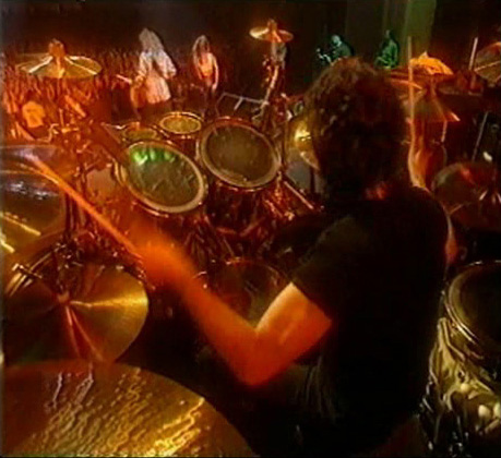 Cozy's Yamaha drums