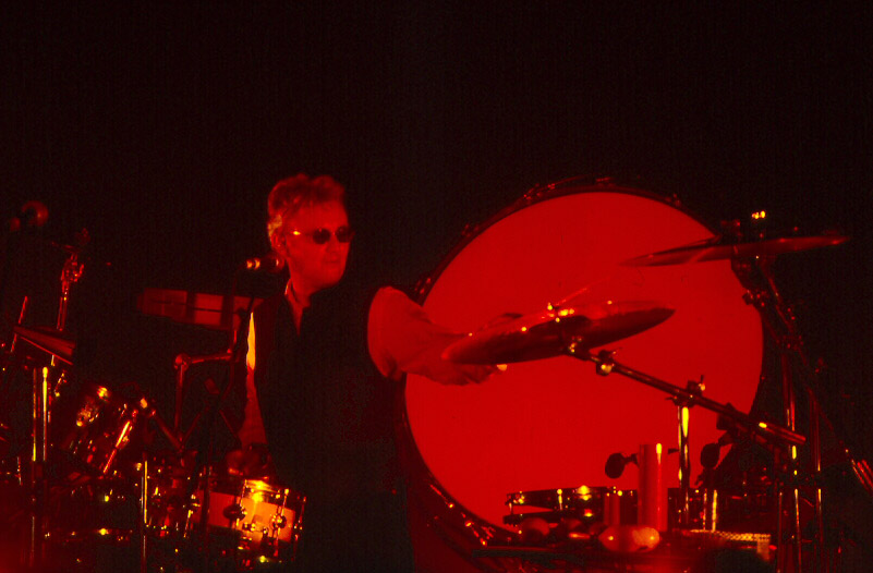 Roger Taylor on drums