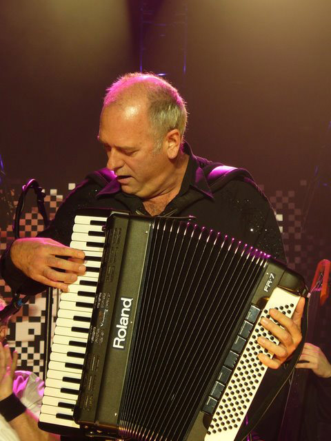 Spike's accordion for the B-stage