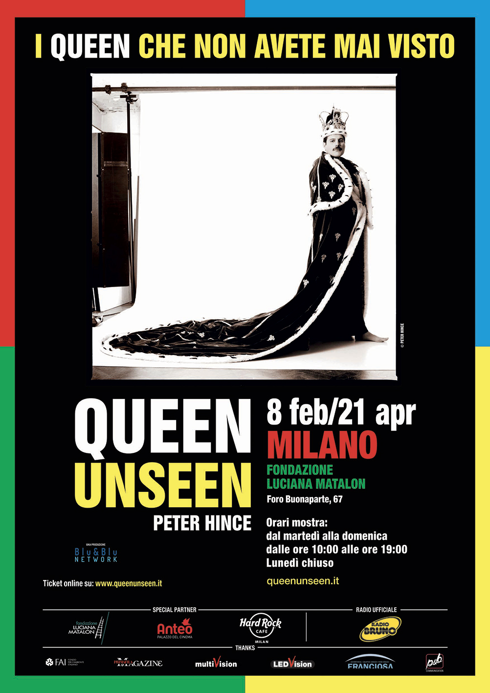 Queen Unseen - Peter Hince's exhibition in Milan