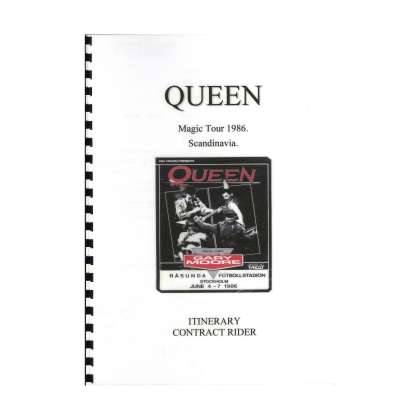 Queen - Scandinavia 1986 - 05.06.1986 - 08.06.1986